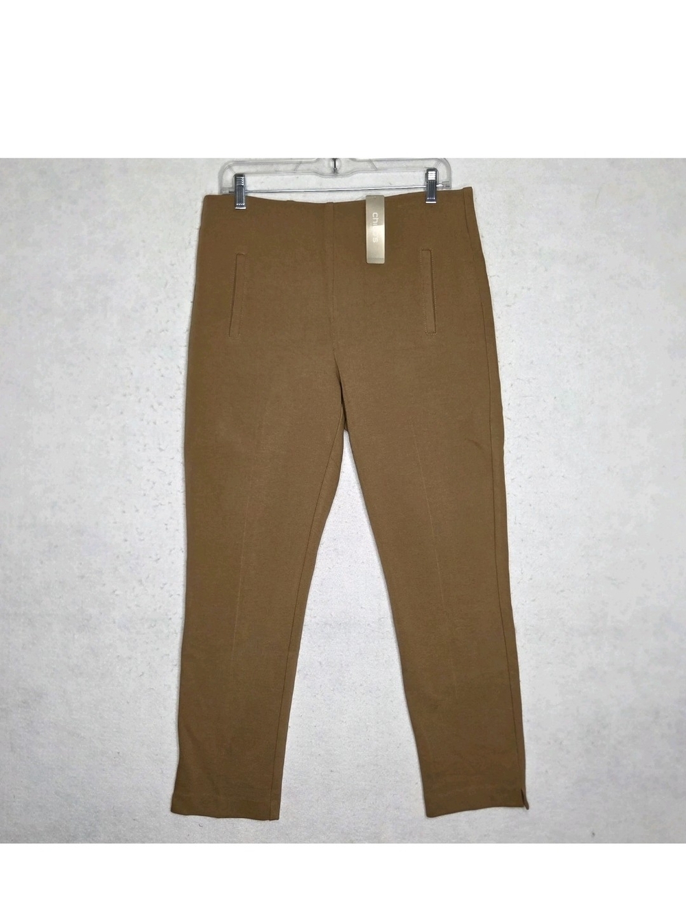 Chicos 1 Juliet Ankle Pant NWT Medium Pull On Stretch Business Casual Minimalist